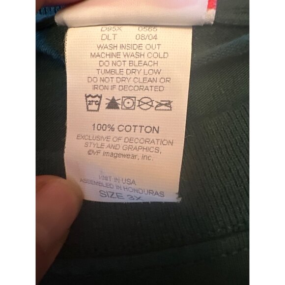 Green Bay Packers NFL 3X T-Shirt Dark Green Wisconson Cheese Head - Picture 4 of 5